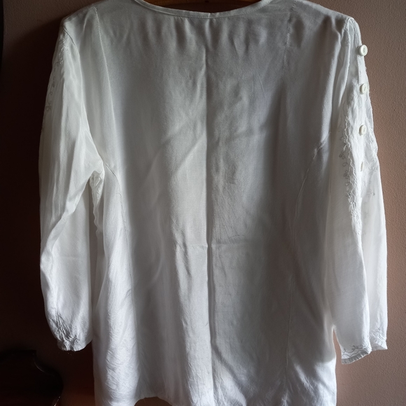White boho blouse - Picture 4 of 8
